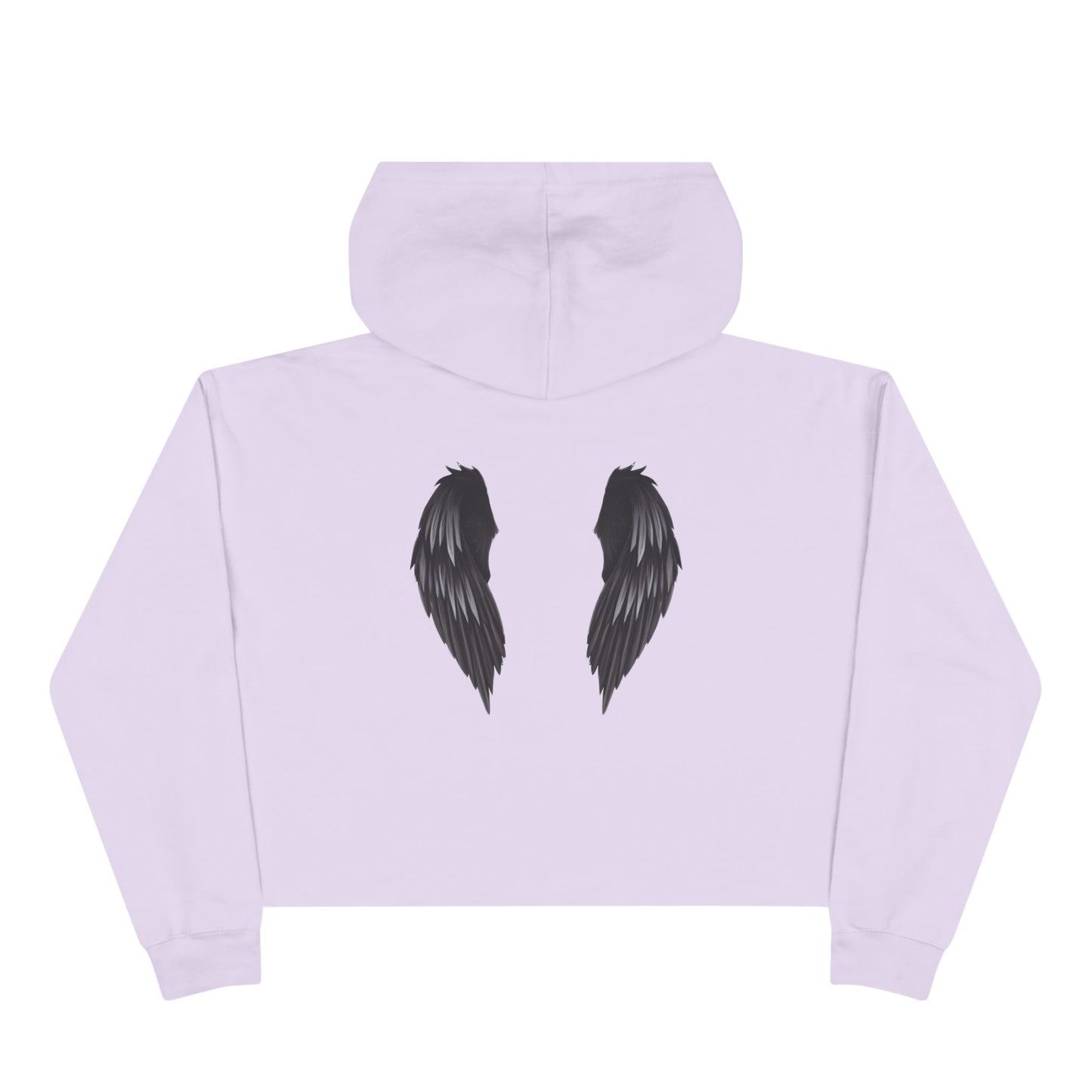 Women's "Angelic Rejoice" Winged Crop Hoodie
