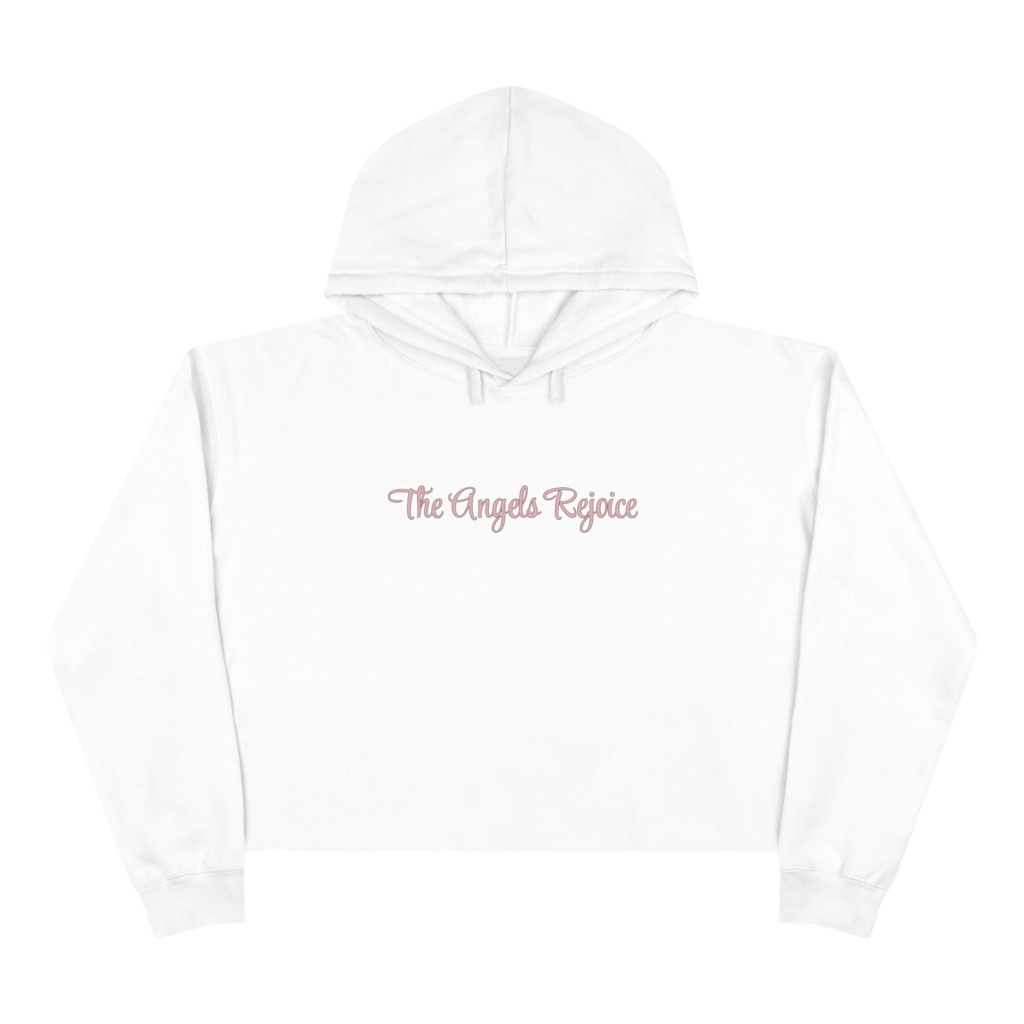 Women's "Angelic Rejoice" Winged Crop Hoodie
