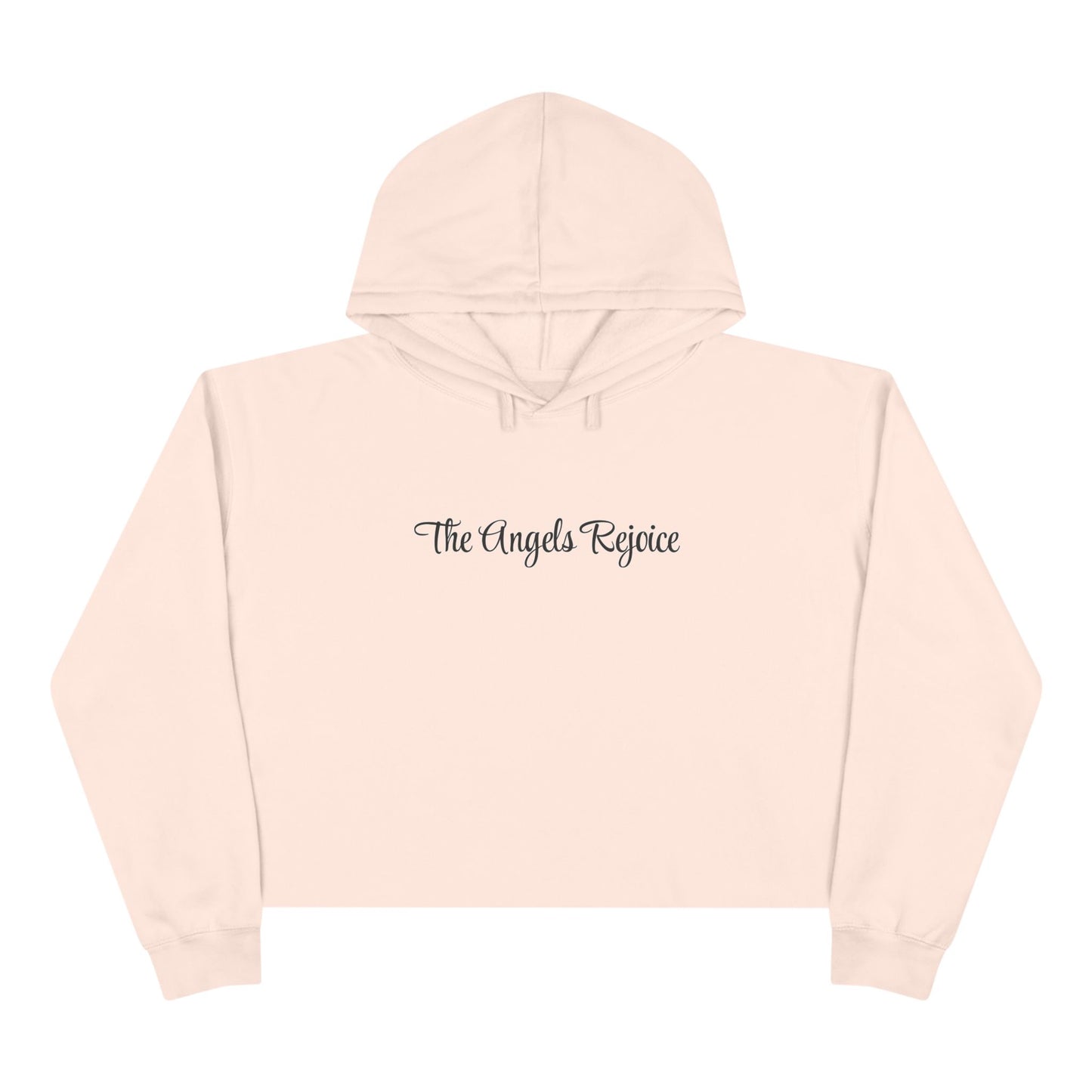 Women's "Angelic Rejoice" Winged Crop Hoodie