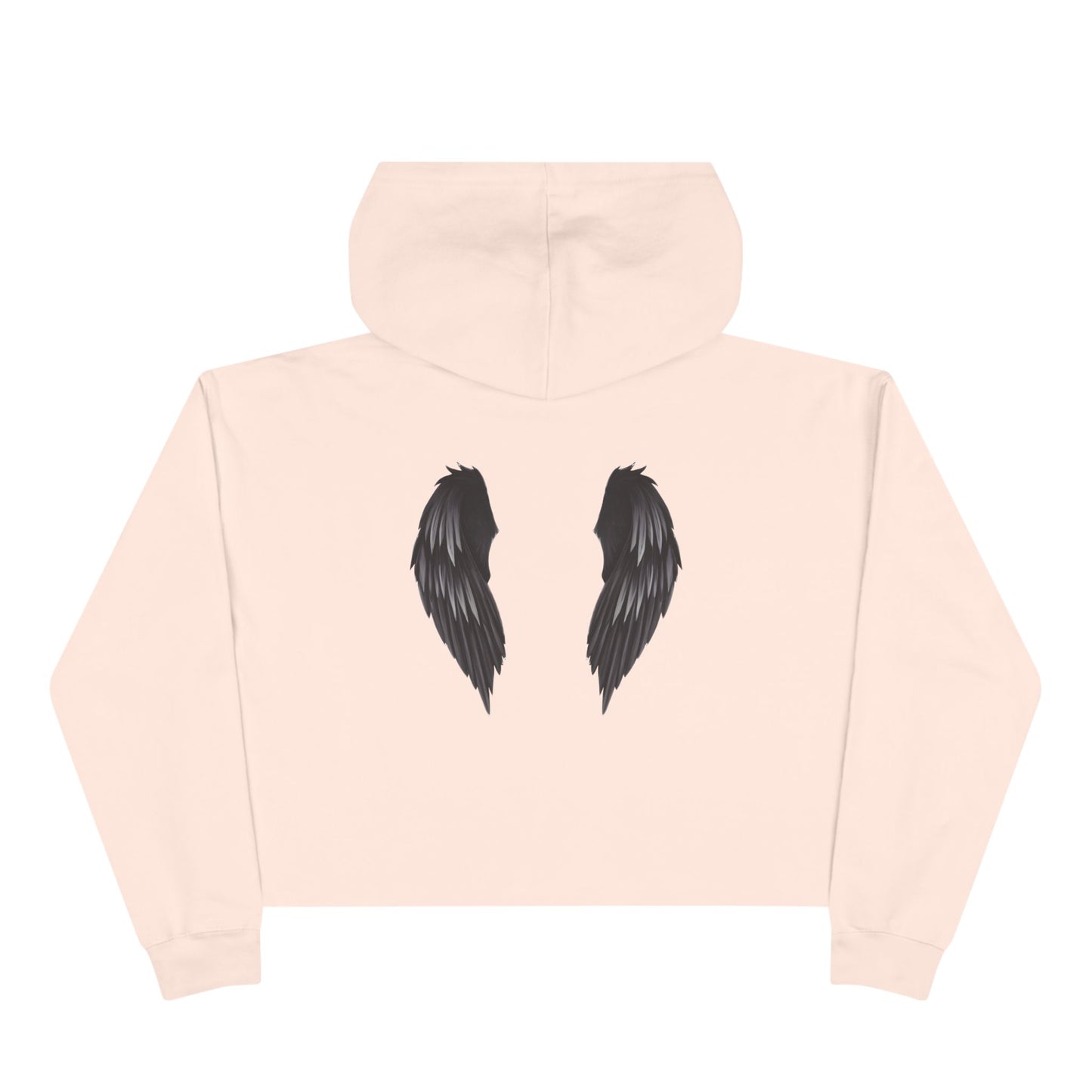 Women's "Angelic Rejoice" Winged Crop Hoodie