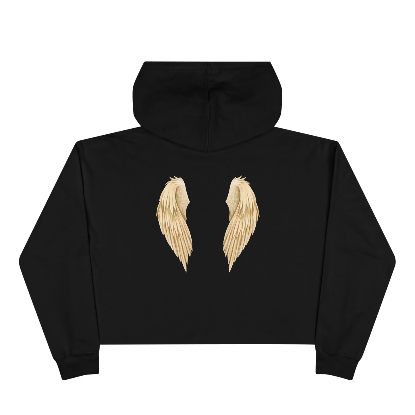 Women's "Angelic Rejoice" Winged Crop Hoodie