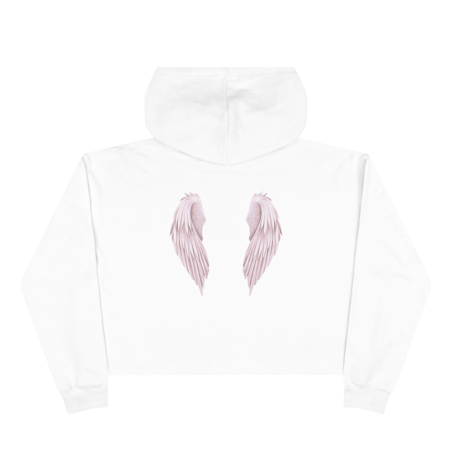 Women's "Angelic Rejoice" Winged Crop Hoodie