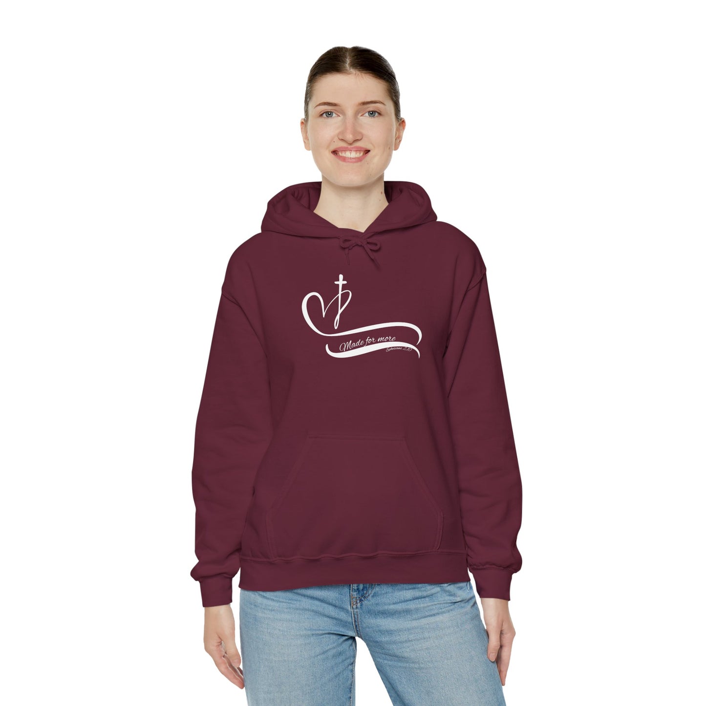 Women's "Made For More" Heavy Blend Hooded Sweatshirt