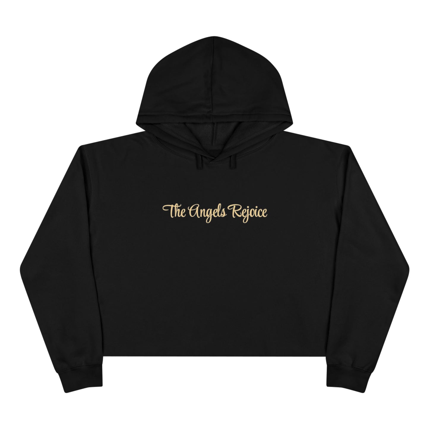 Women's "Angelic Rejoice" Winged Crop Hoodie