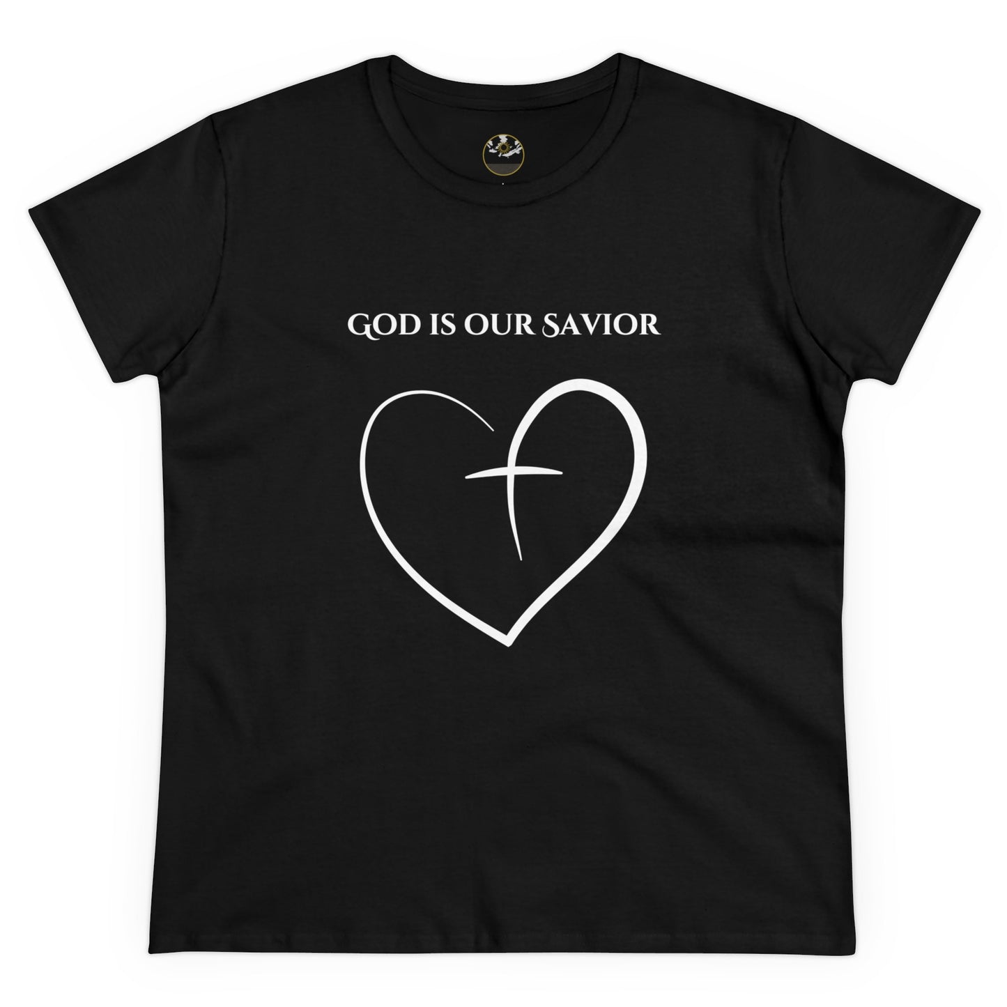 Women's Cotton "God is Our Savior" Tee