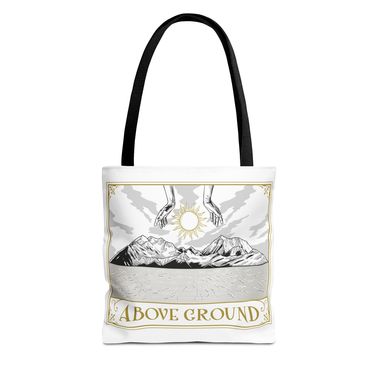 Above Ground Graphic Tote Bag