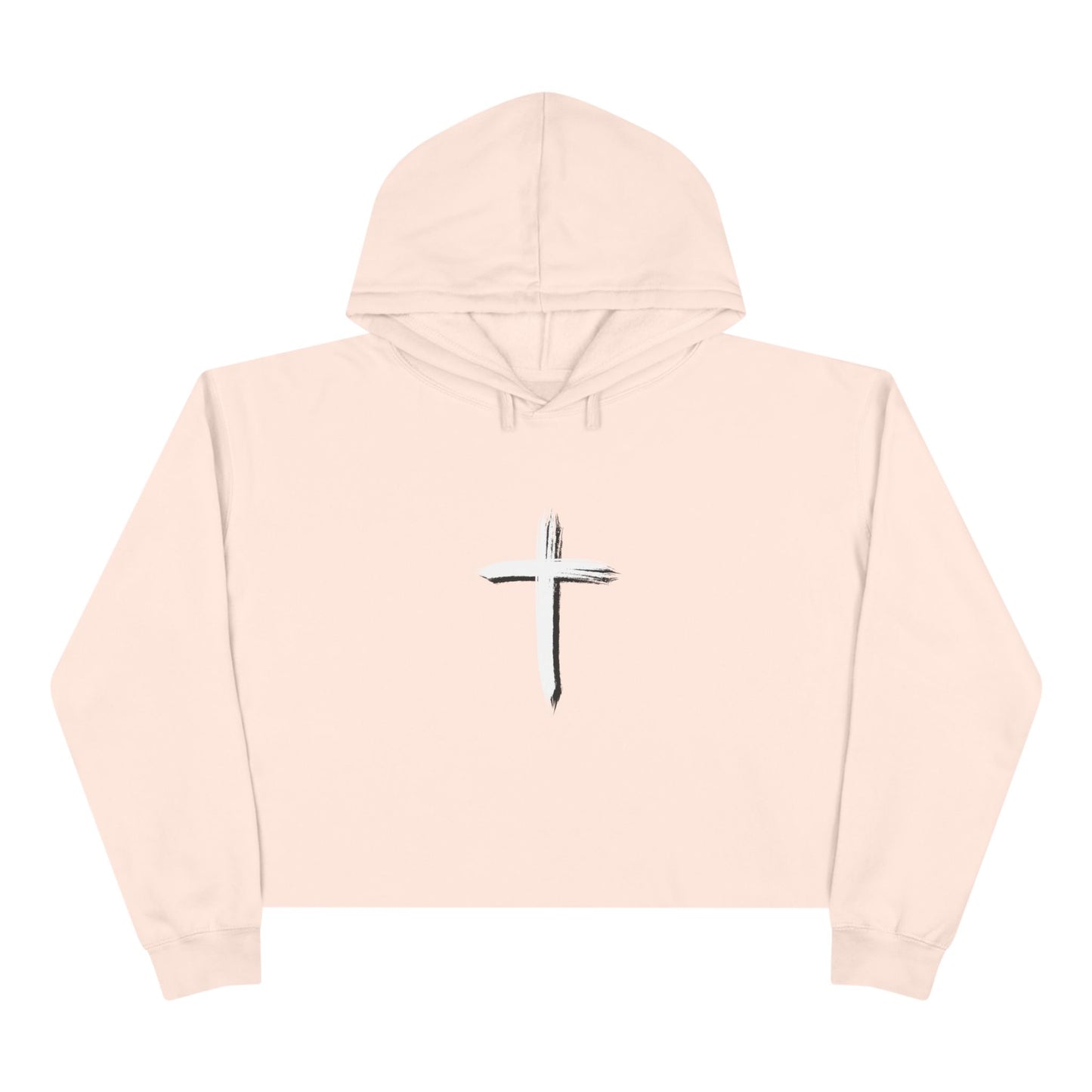 Women's "Faith Over Fear" Crop Hoodie