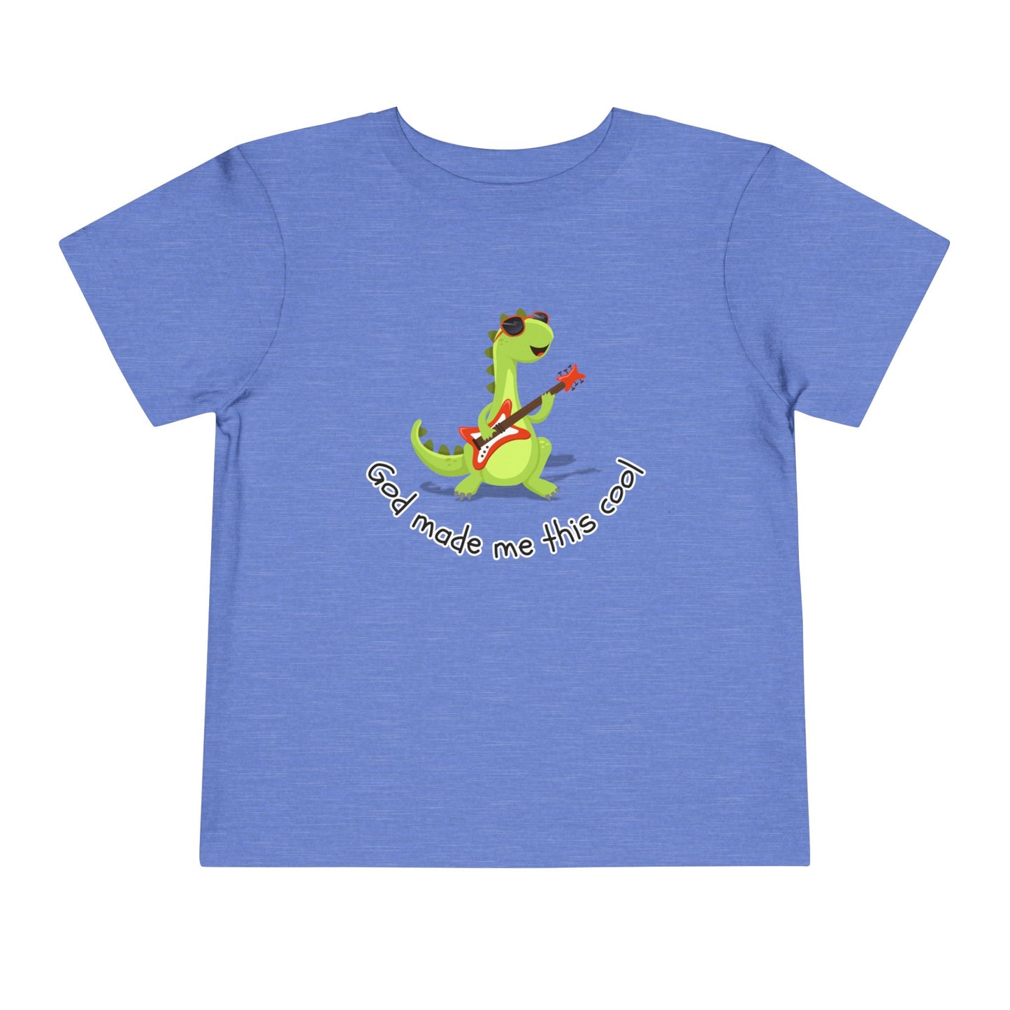 Toddler Boy's "God Made Me This Cool" Short Sleeve Tee