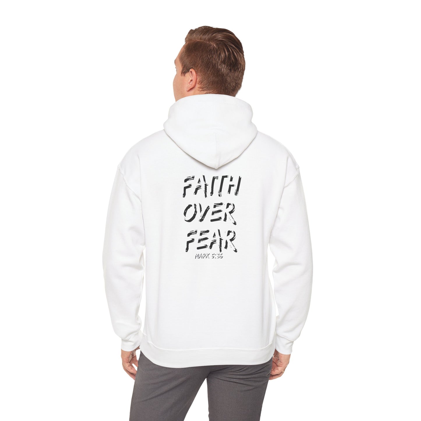 Unisex Faith Over Fear Hooded Sweatshirt