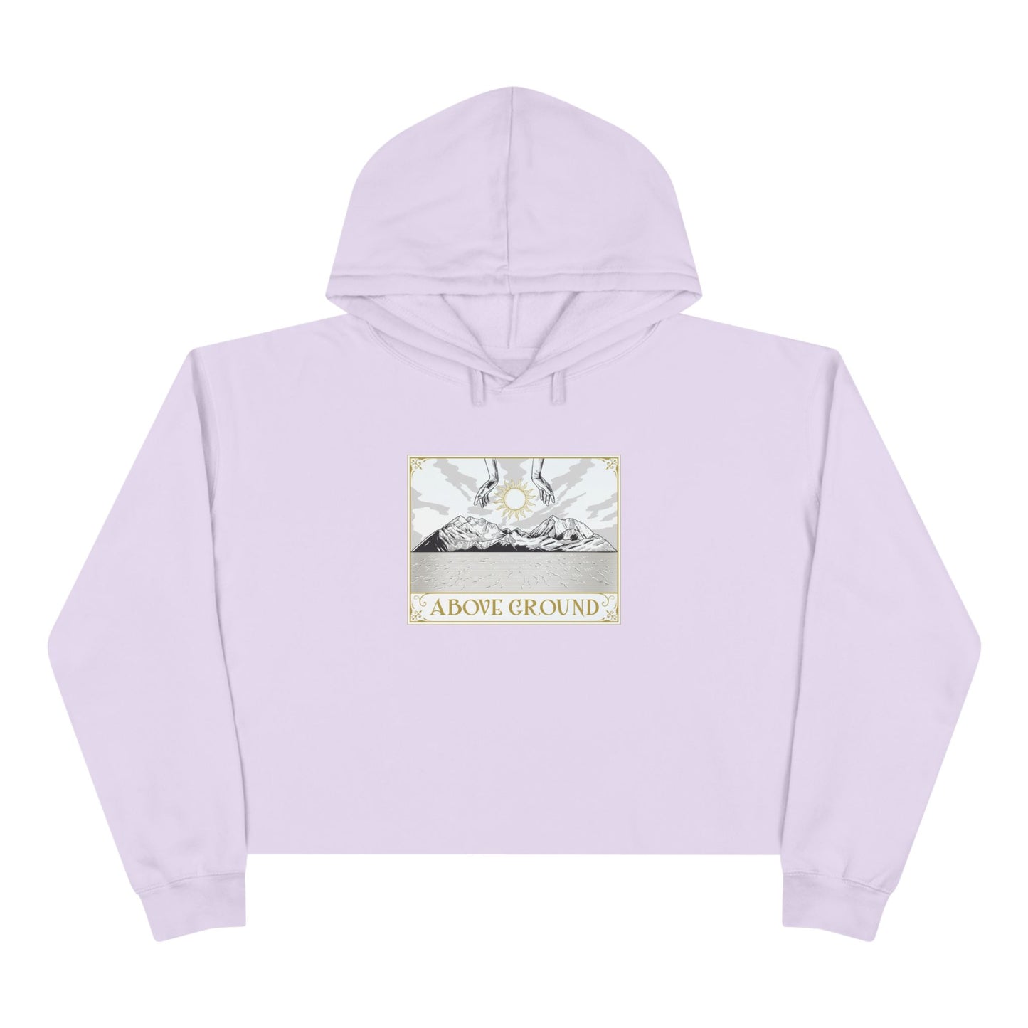 Women's Above Ground "Move Mountains" Crop Hoodie