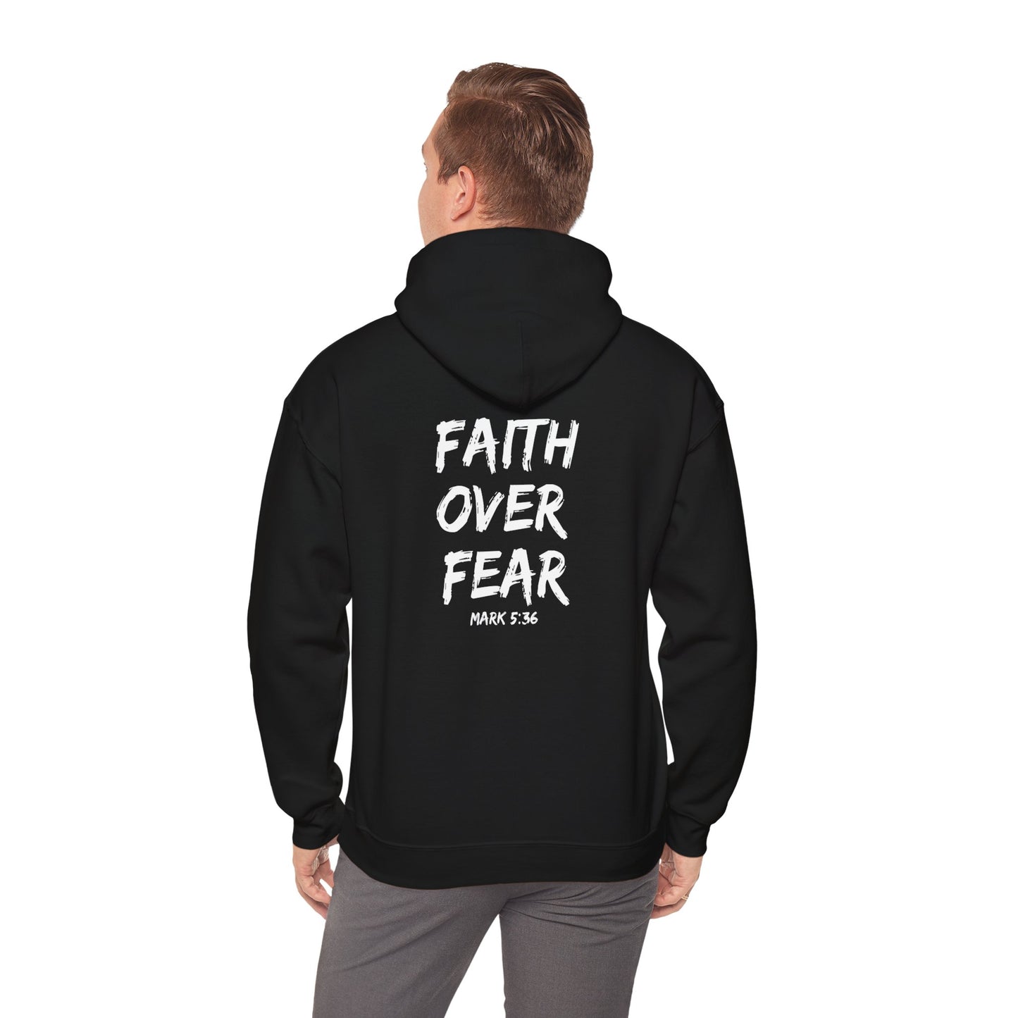 Unisex Faith Over Fear Hooded Sweatshirt