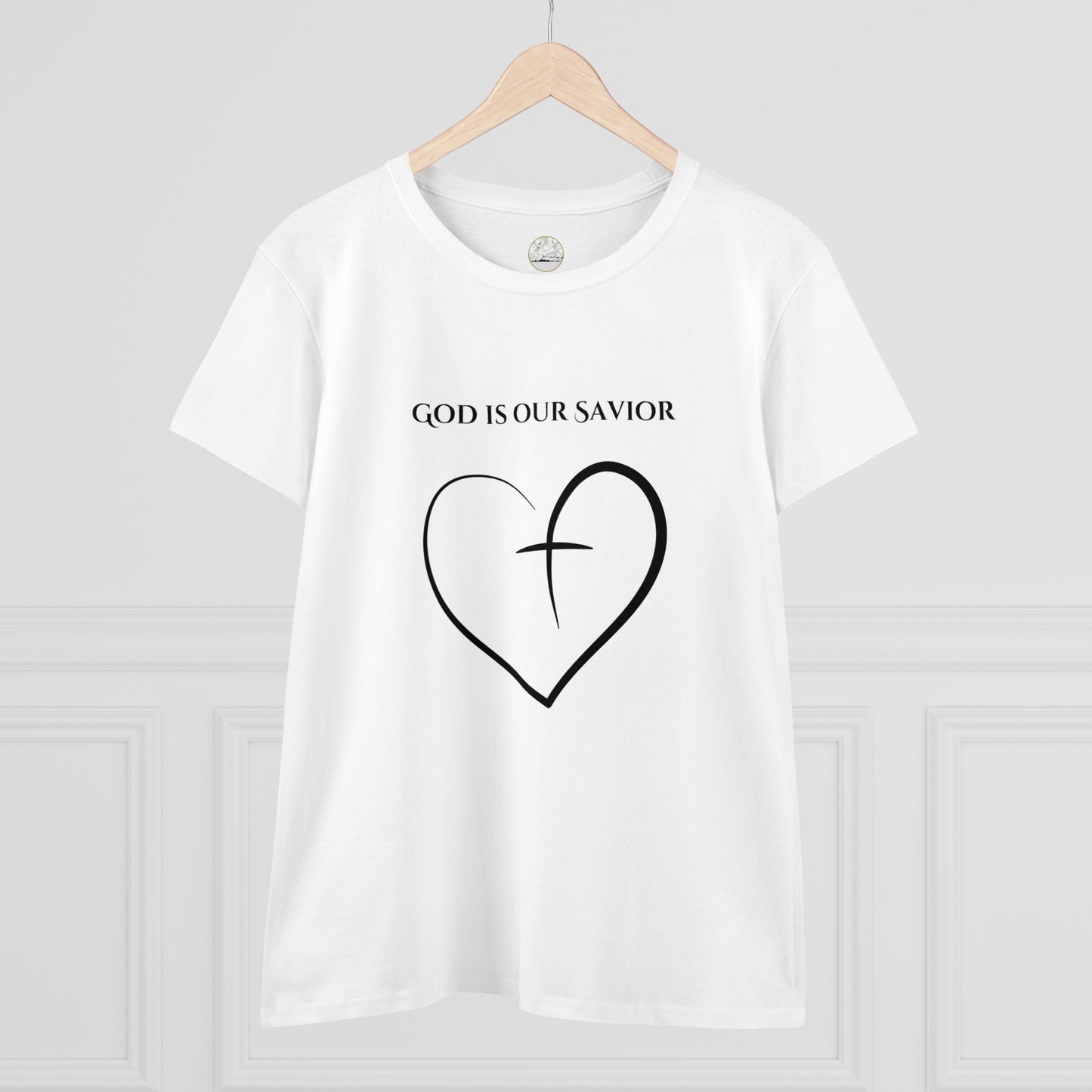 Women's Cotton "God is Our Savior" Tee