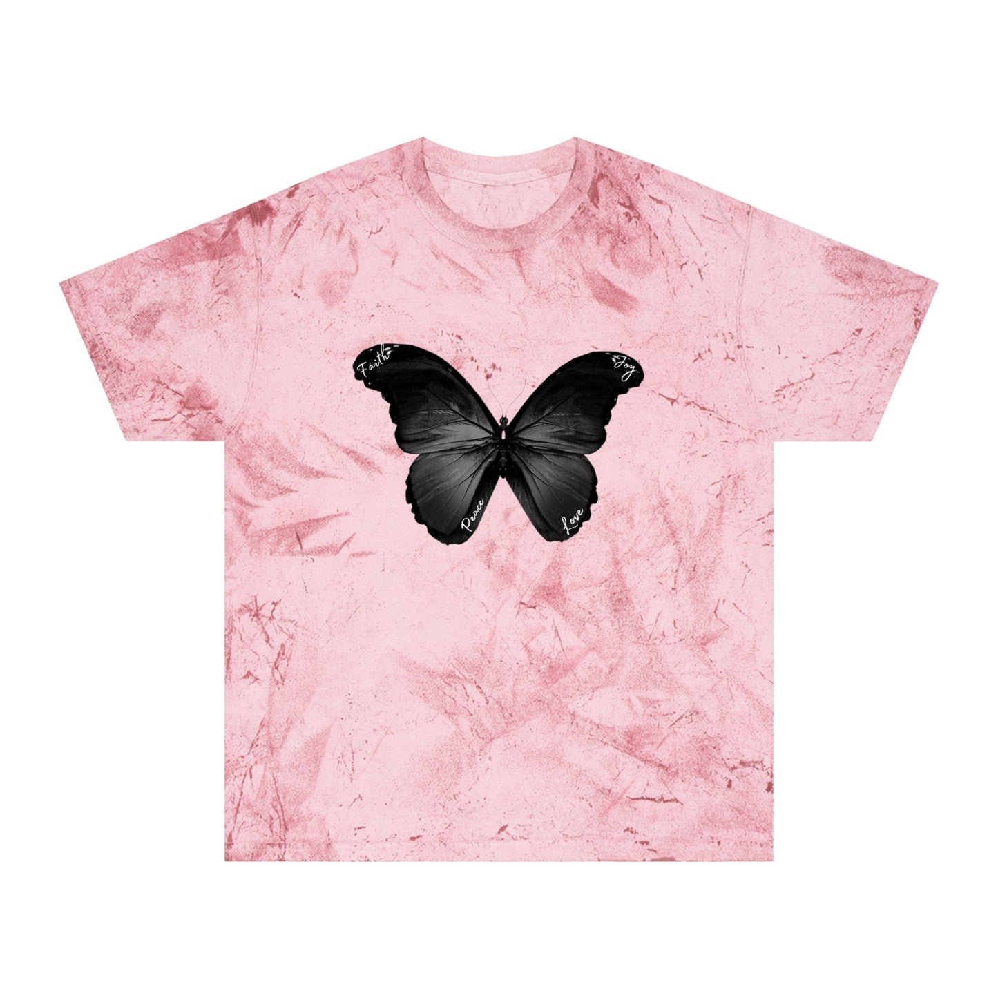 Women's Relaxed Fit Color Blast "Butterfly Faith" Tee