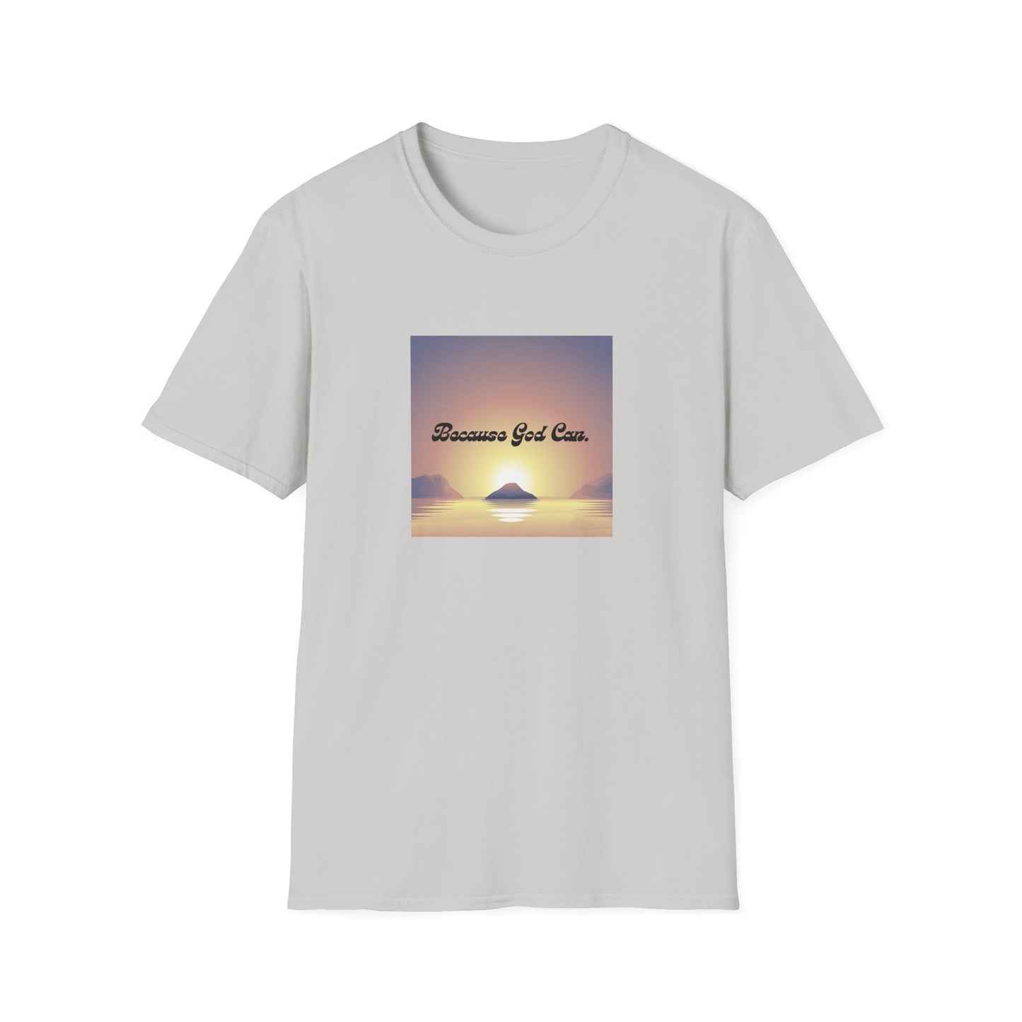 Unisex "Because God Can" Softstyle T-Shirt