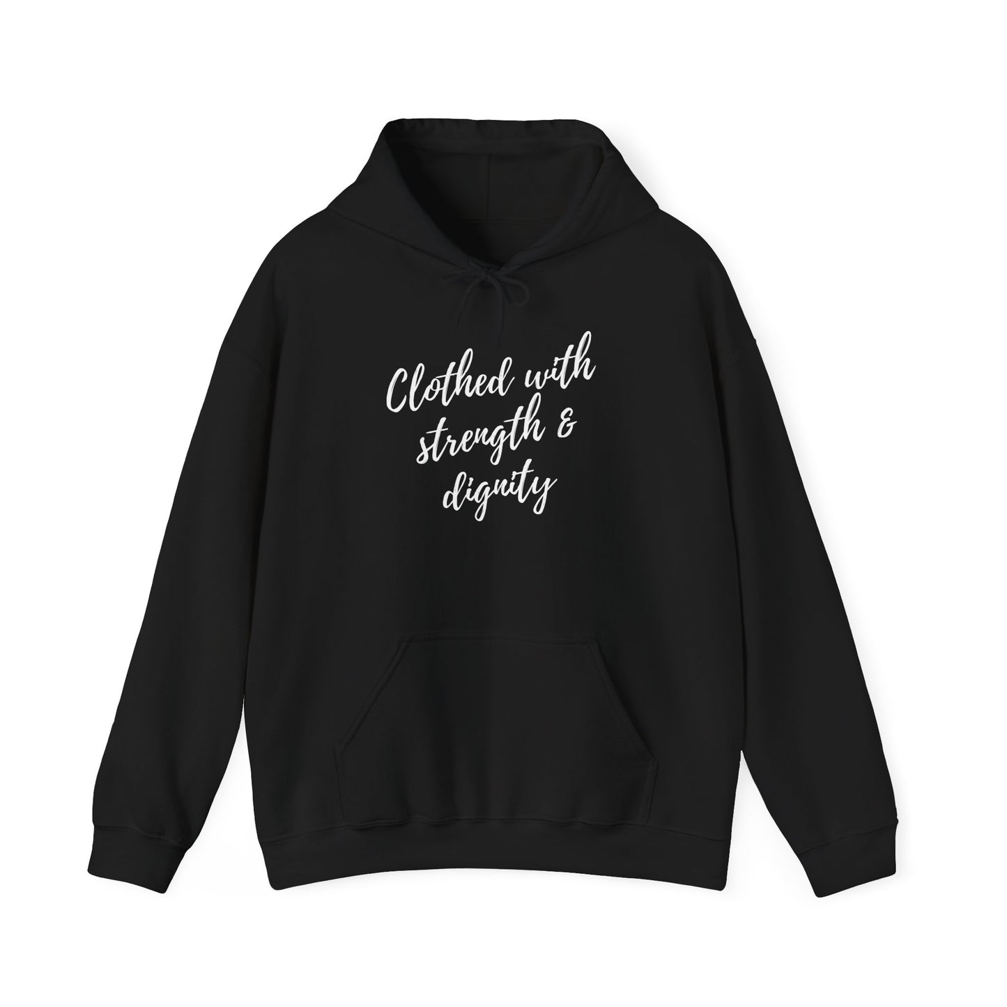 Women's "Clothed with Strength & Dignity" Hoodie