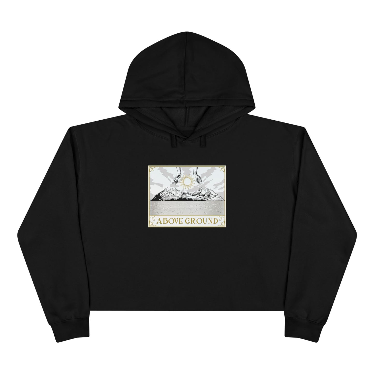 Women's Above Ground "Move Mountains" Crop Hoodie