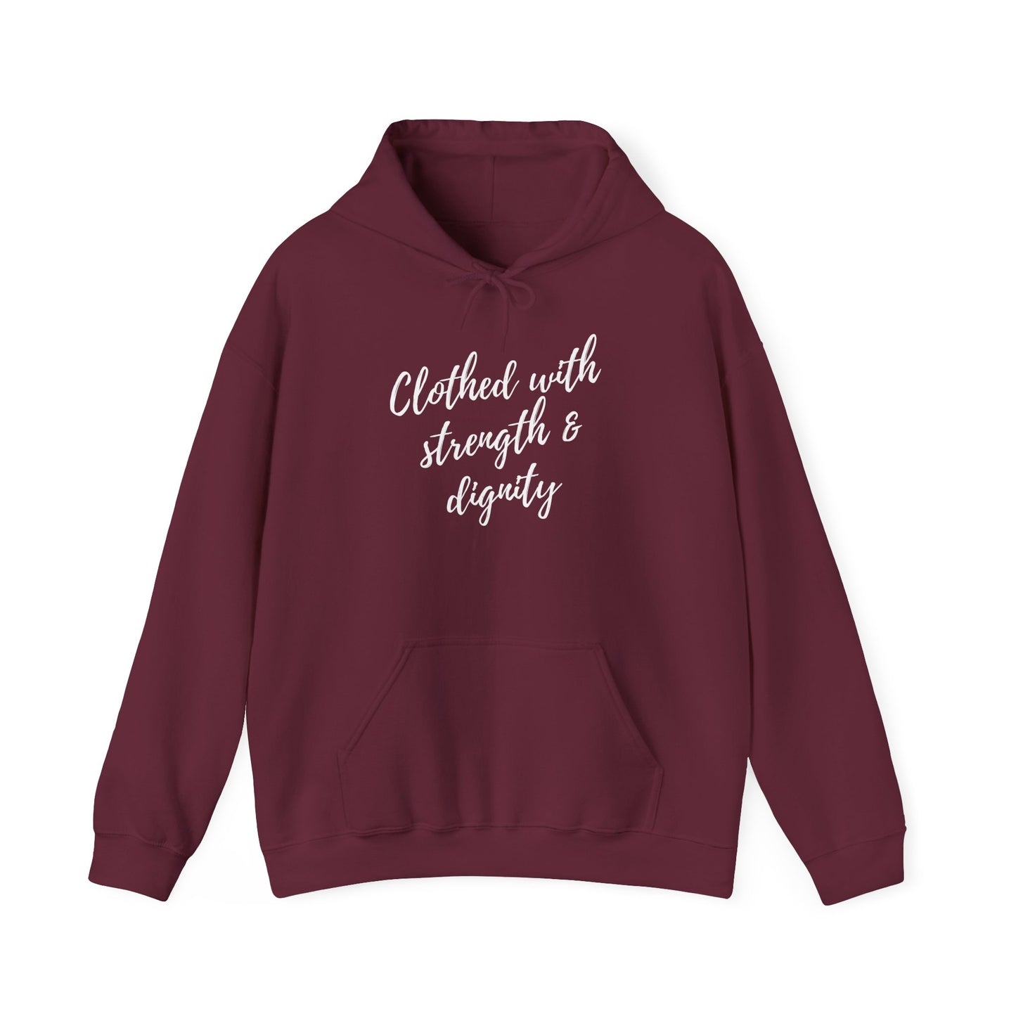 Women's "Clothed with Strength & Dignity" Hoodie