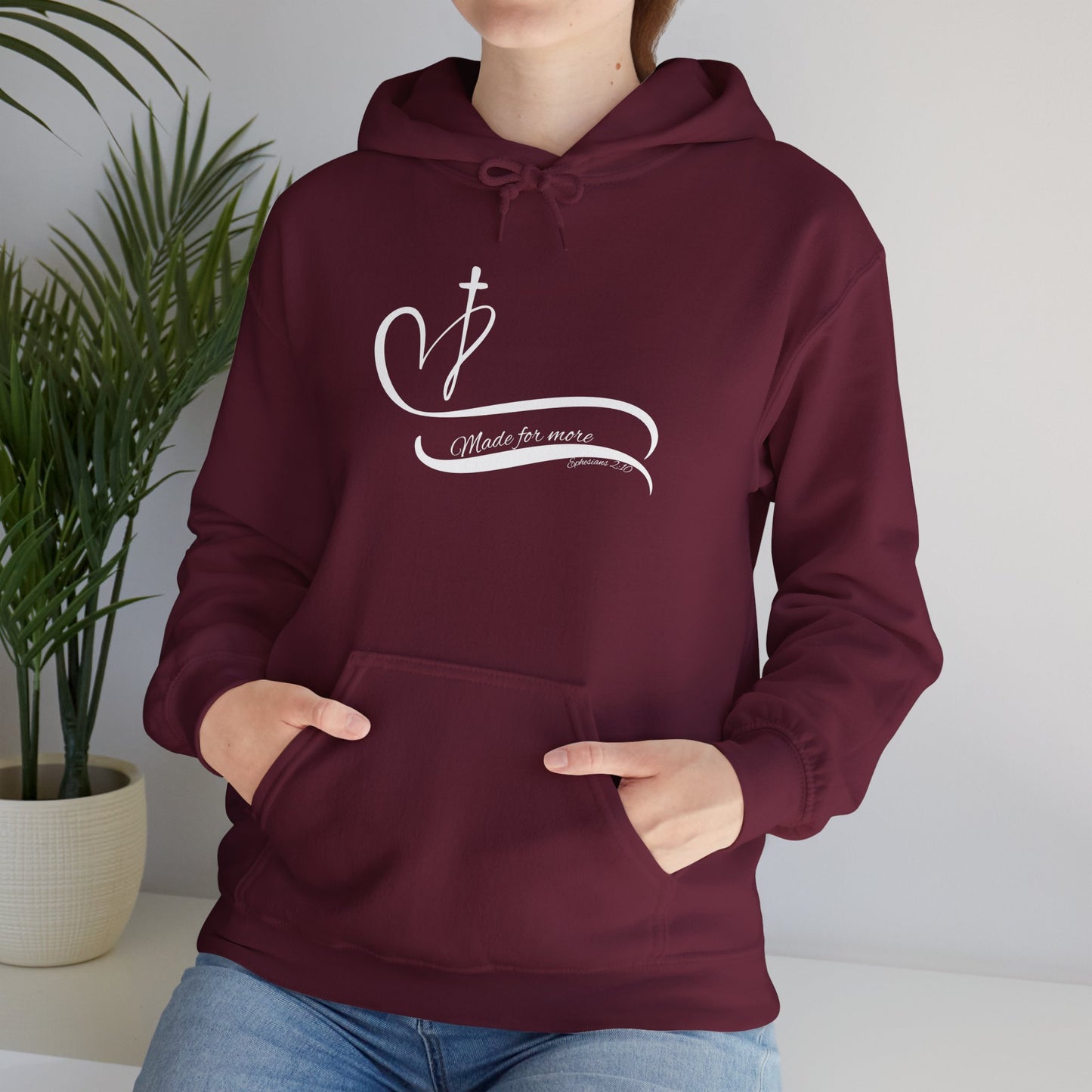 Women's "Made For More" Heavy Blend Hooded Sweatshirt