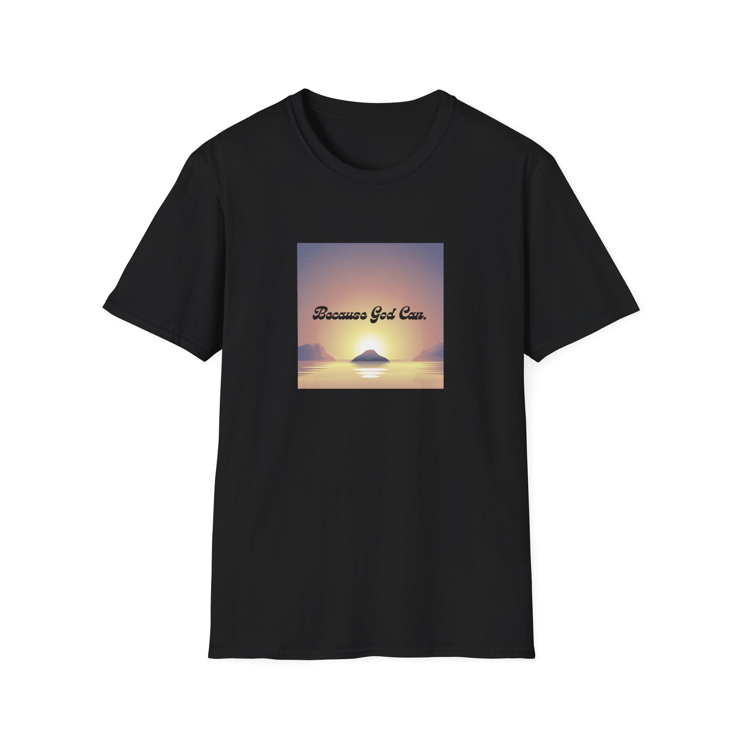 Unisex "Because God Can" Softstyle T-Shirt