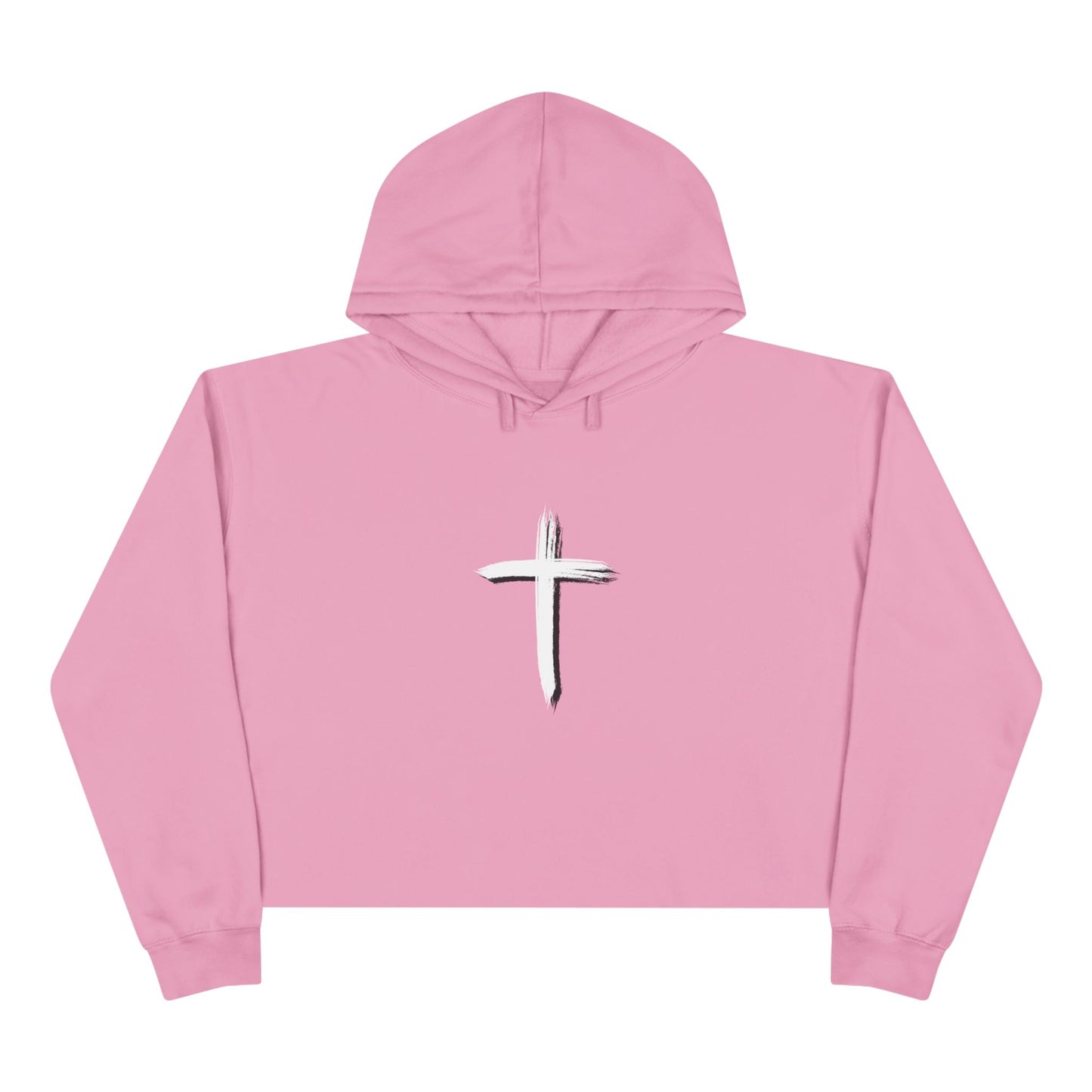 Women's "Faith Over Fear" Crop Hoodie