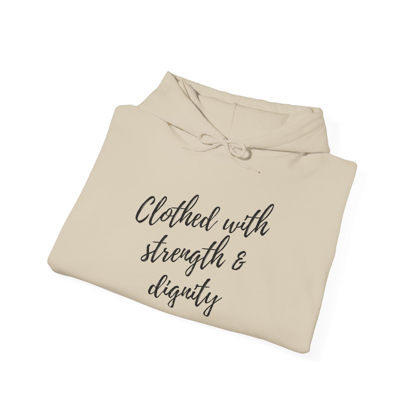 Women's "Clothed with Strength & Dignity" Hoodie