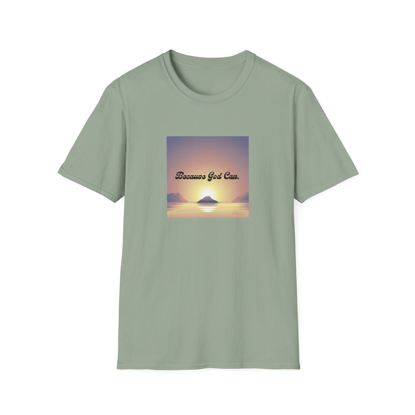 Unisex "Because God Can" Softstyle T-Shirt