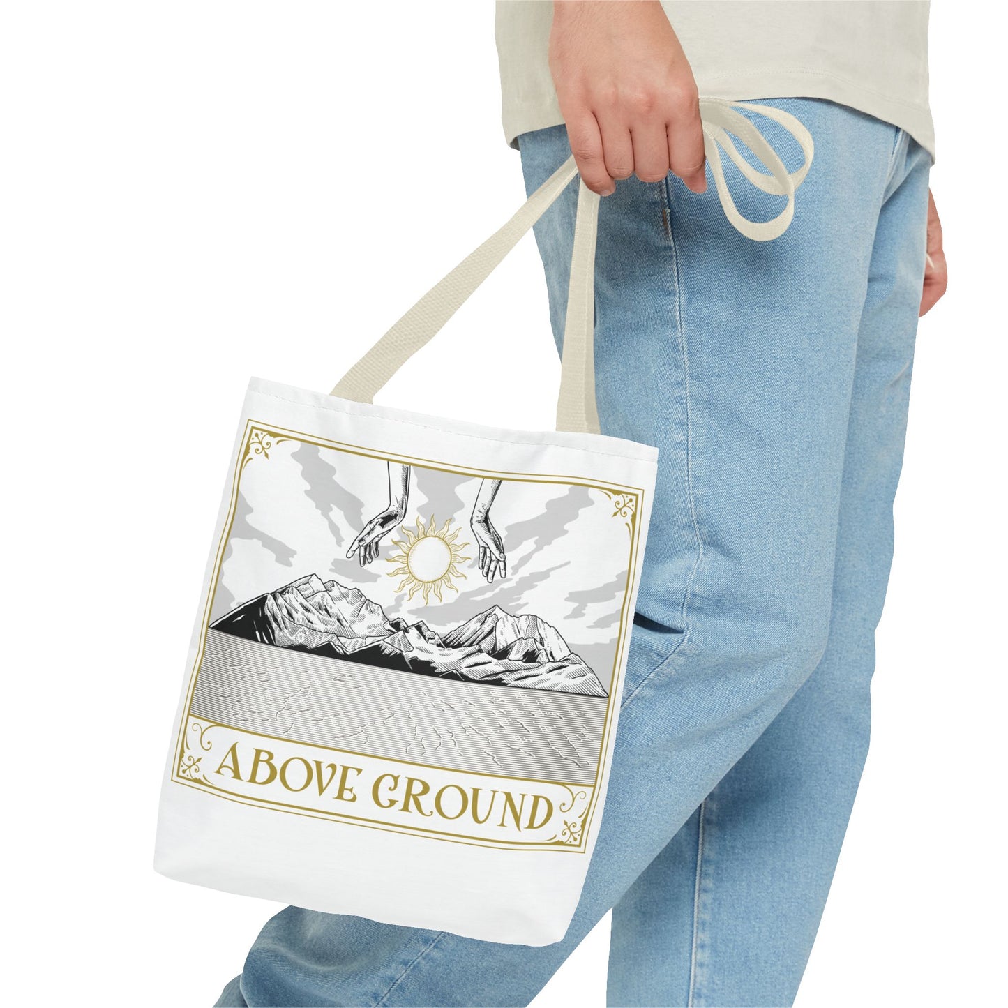 Above Ground Graphic Tote Bag