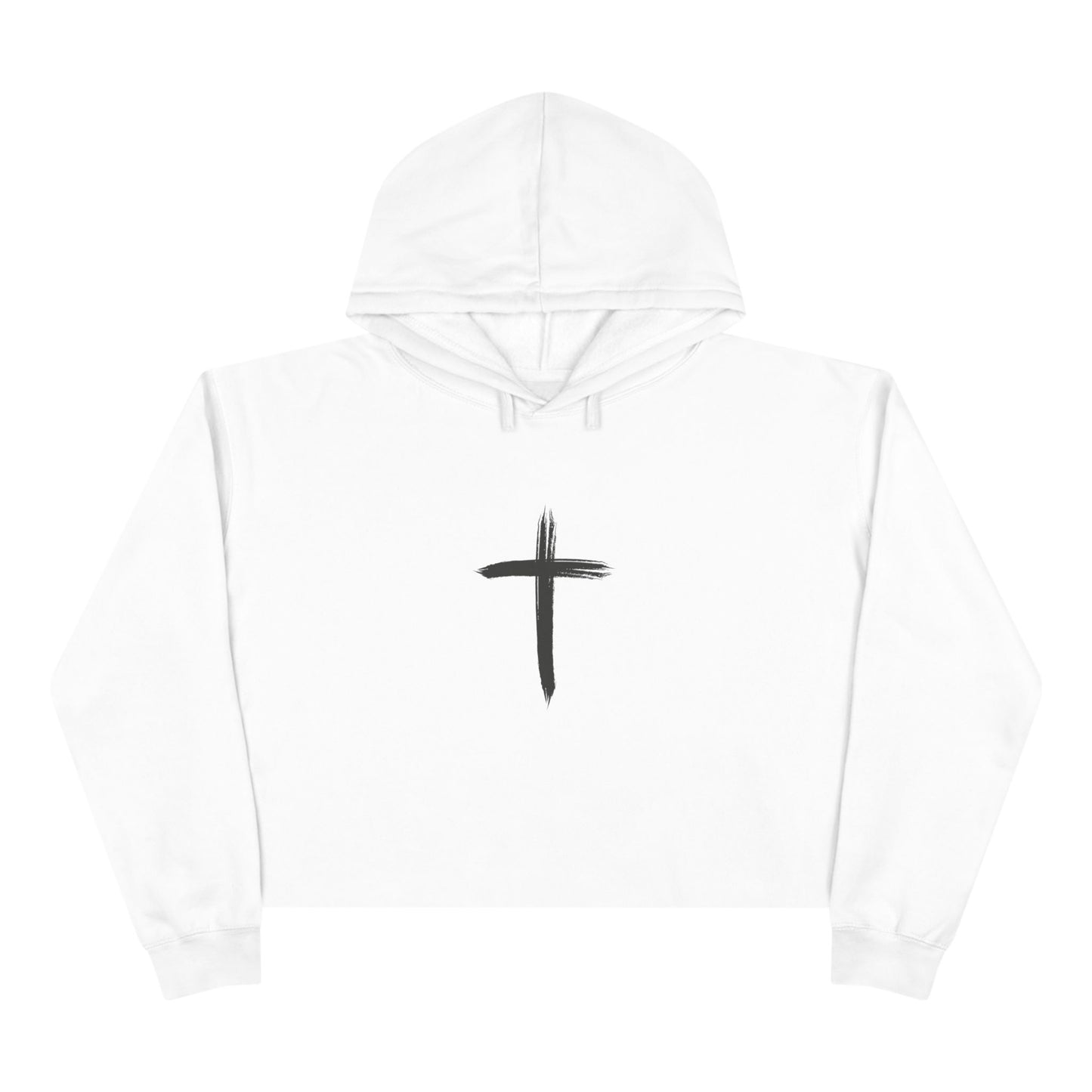 Women's "Faith Over Fear" Crop Hoodie