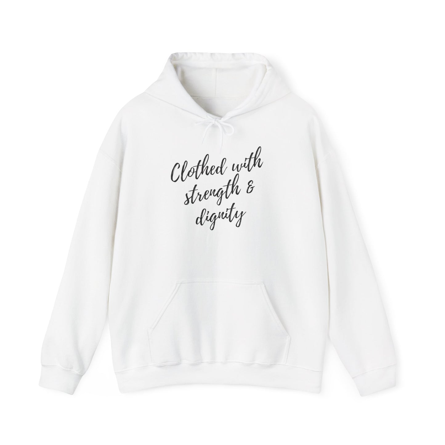 Women's "Clothed with Strength & Dignity" Hoodie