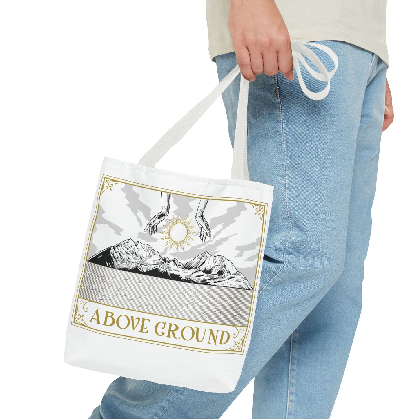 Above Ground Graphic Tote Bag