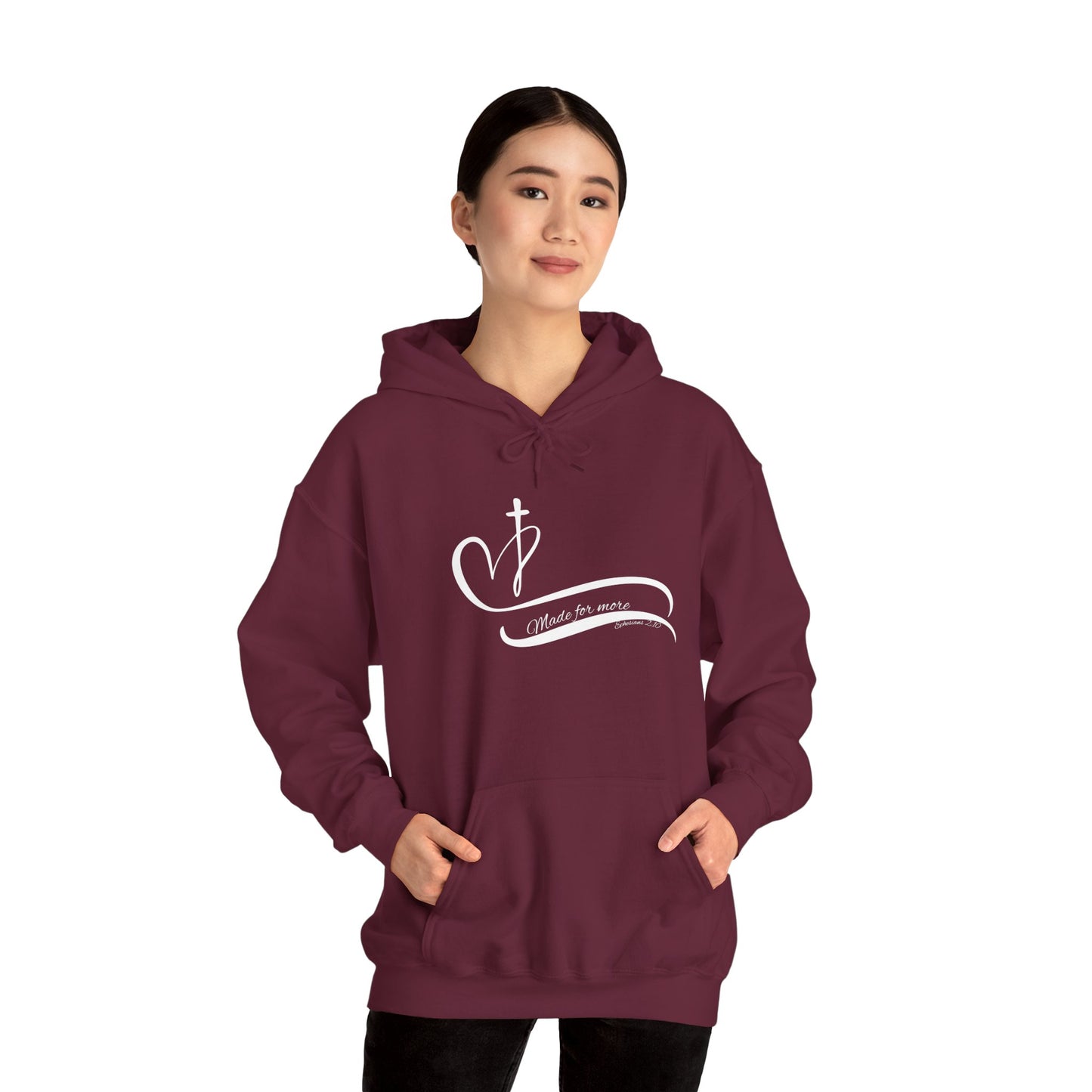 Women's "Made For More" Heavy Blend Hooded Sweatshirt