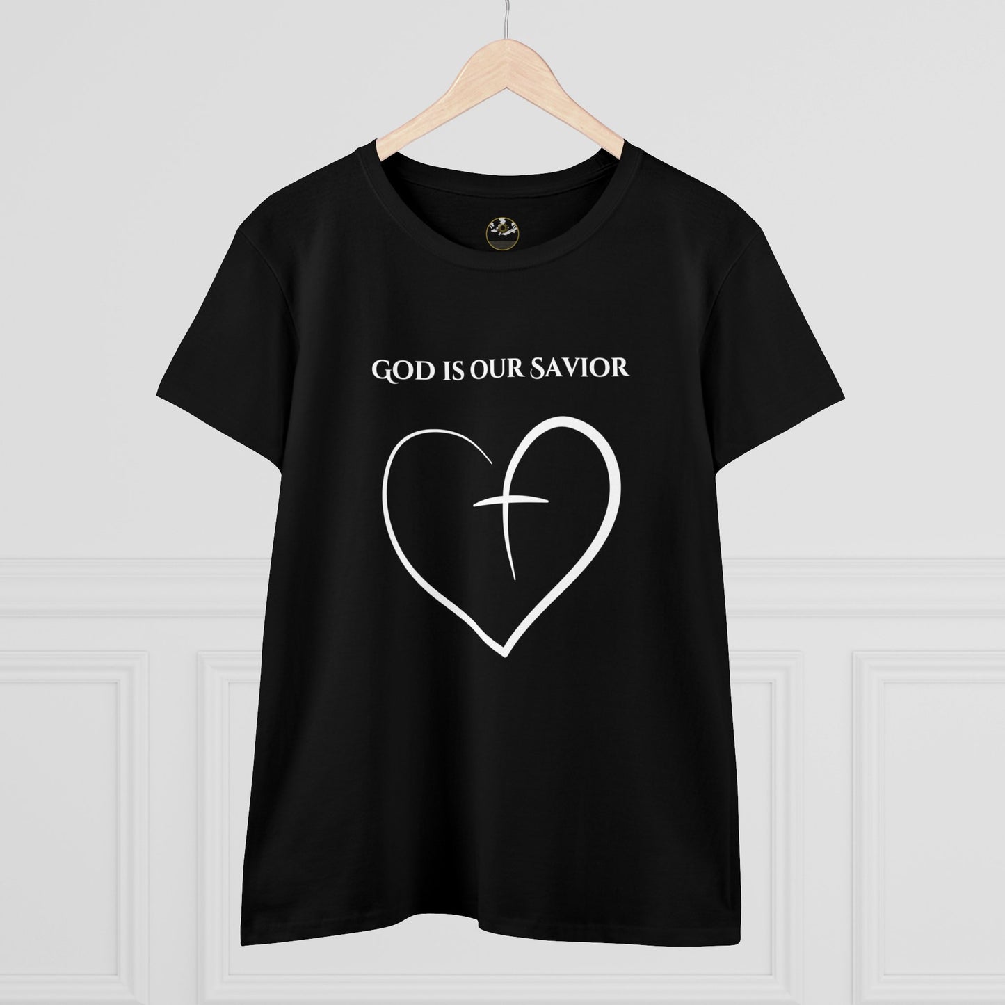 Women's Cotton "God is Our Savior" Tee