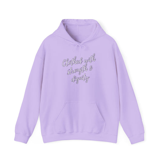 Women's "Clothed with Strength & Dignity" Hoodie