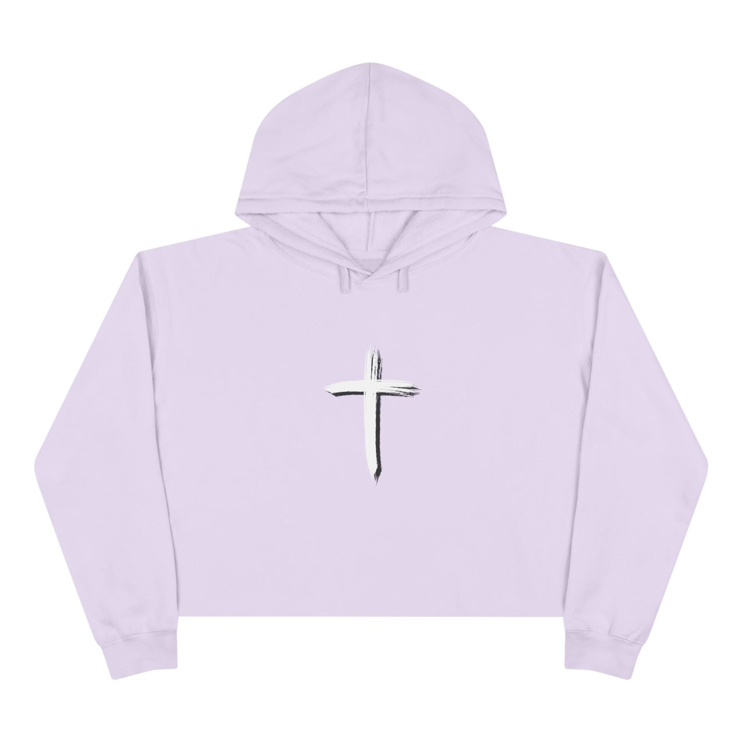 Women's "Faith Over Fear" Crop Hoodie