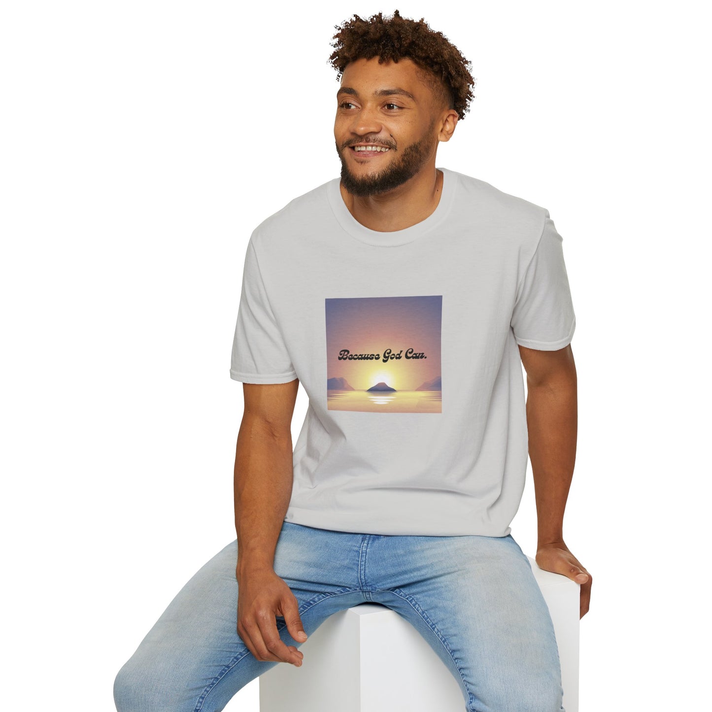 Unisex "Because God Can" Softstyle T-Shirt