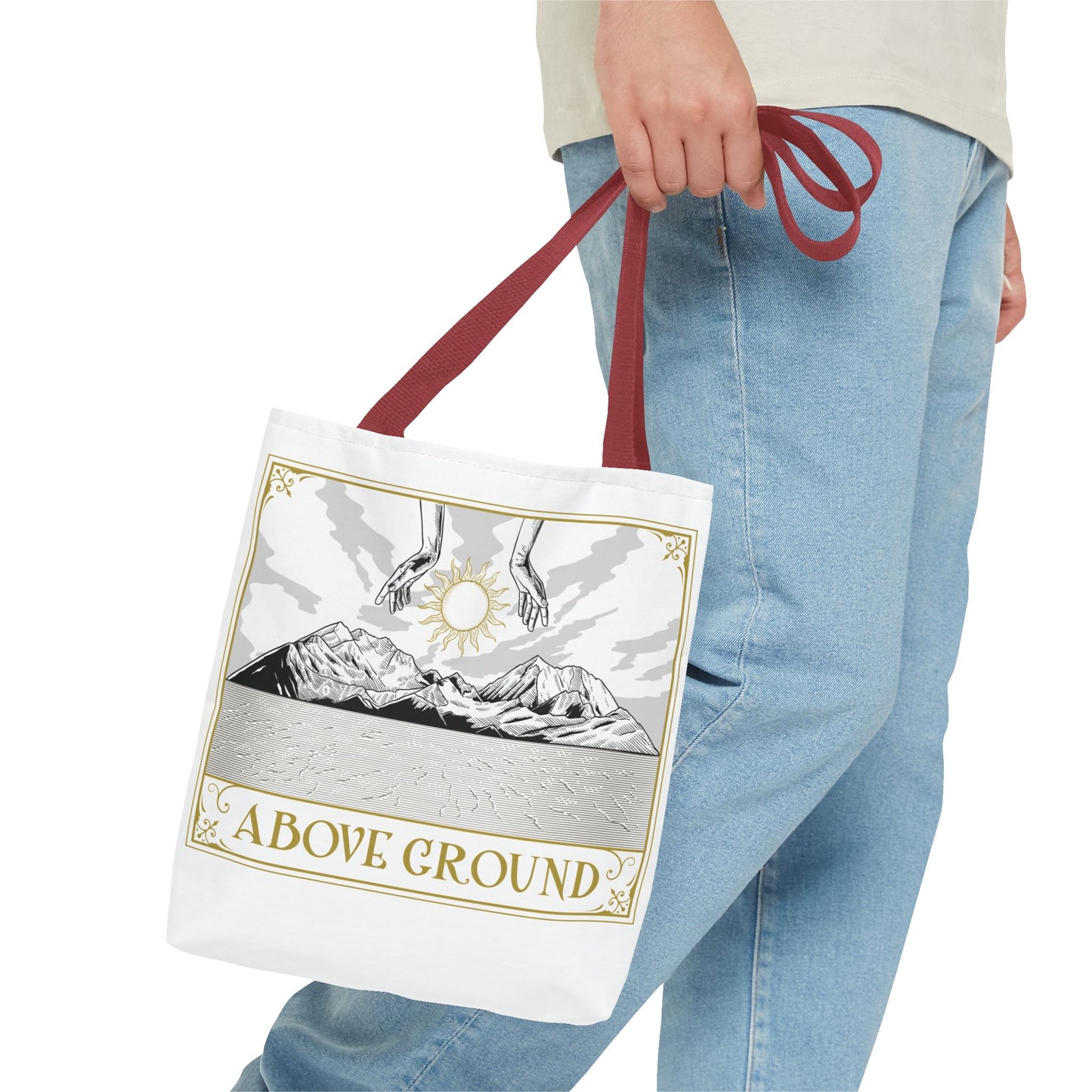 Above Ground Graphic Tote Bag